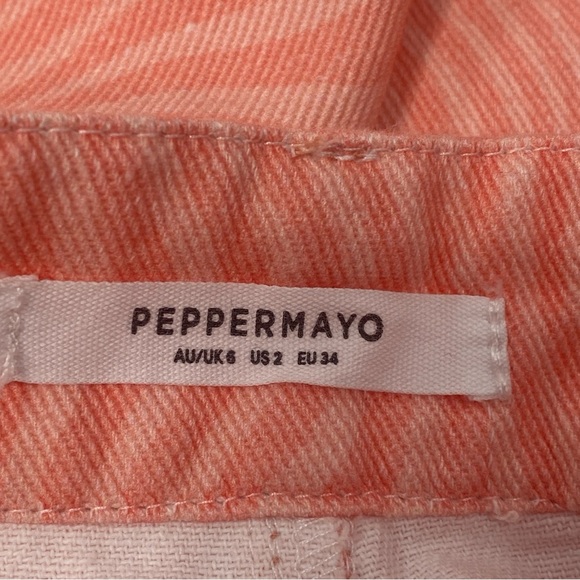 NWOT PEPPERMAYO electric avenue pants in pink wave size 2 - Picture 12 of 15